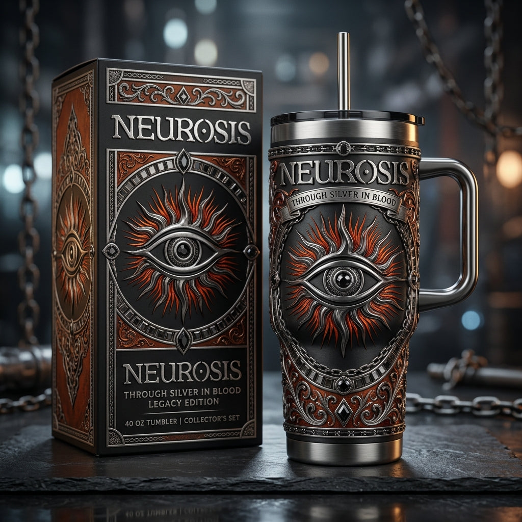 Neurosis 40oz Tumbler with Lid and Straw