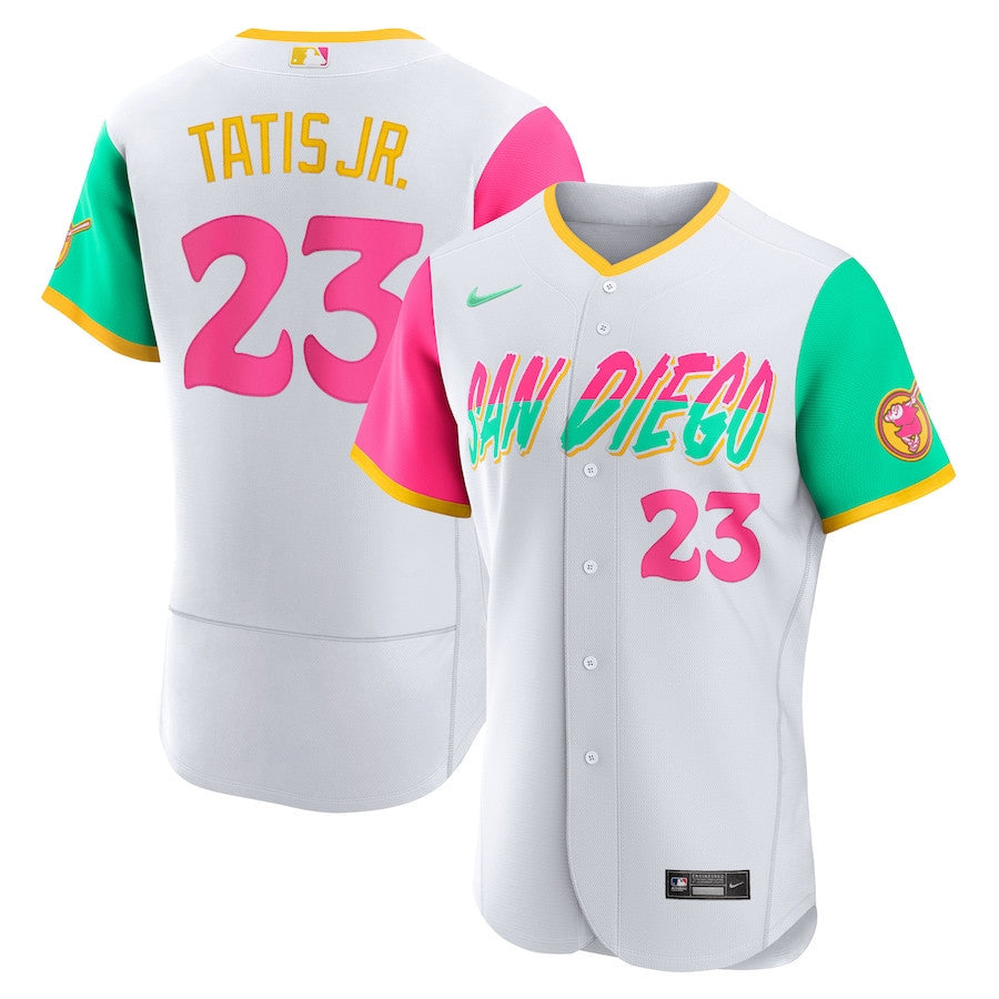 Men's San Diego Padres White 2022 City Connect Player Jersey - All Stitched