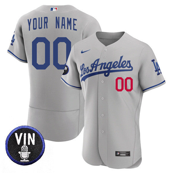 Men's Los Angeles Dodgers Vin Scully Tribute Custom Name and Number Jersey – All Stitched