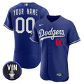 Men's Los Angeles Dodgers Vin Scully Tribute Custom Name and Number Jersey – All Stitched