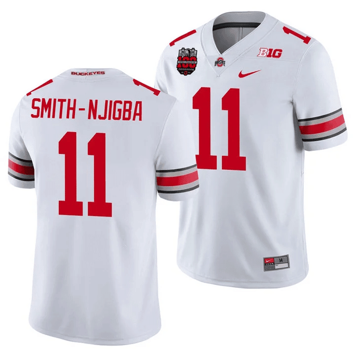 Men's Ohio State Buckeyes Players Jersey All Stiched - Ohio Stadium’s 100th Anniversary Logo Patch