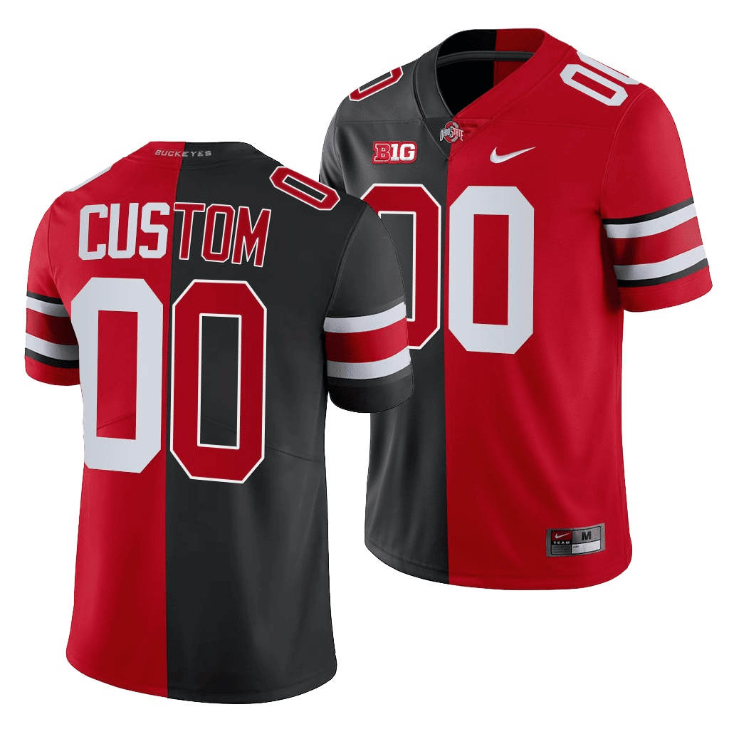 Custom Ohio State Buckeyes Players Split Edition Color Rush Jersey - All Stiched