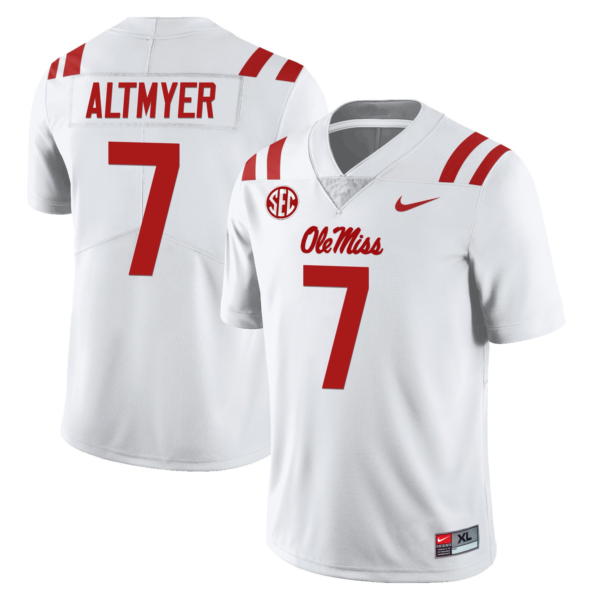 Youth's Ole Miss Rebels Football Players Limited Jersey - All Stitched