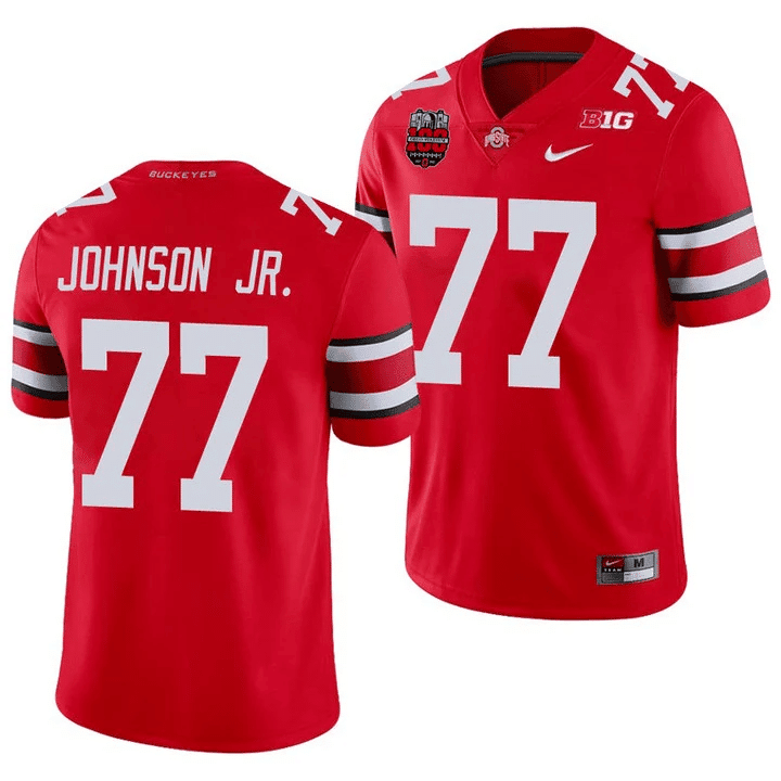 Men's Ohio State Buckeyes Jersey All Stiched - Ohio Stadium’s 100th Anniversary Logo Patch