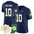 Men?s Notre Dame Fighting Irish Football Stitched Jersey ? Indiana Map