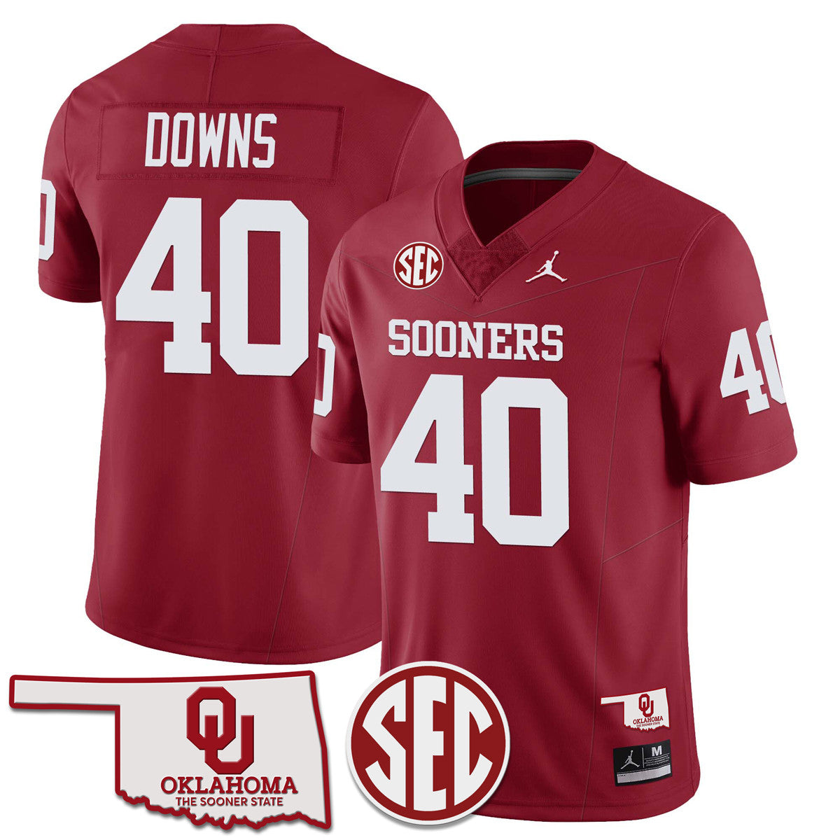 Women's Oklahoma Sooners 2024 Limited Jersey - SEC Patch - All Stitched