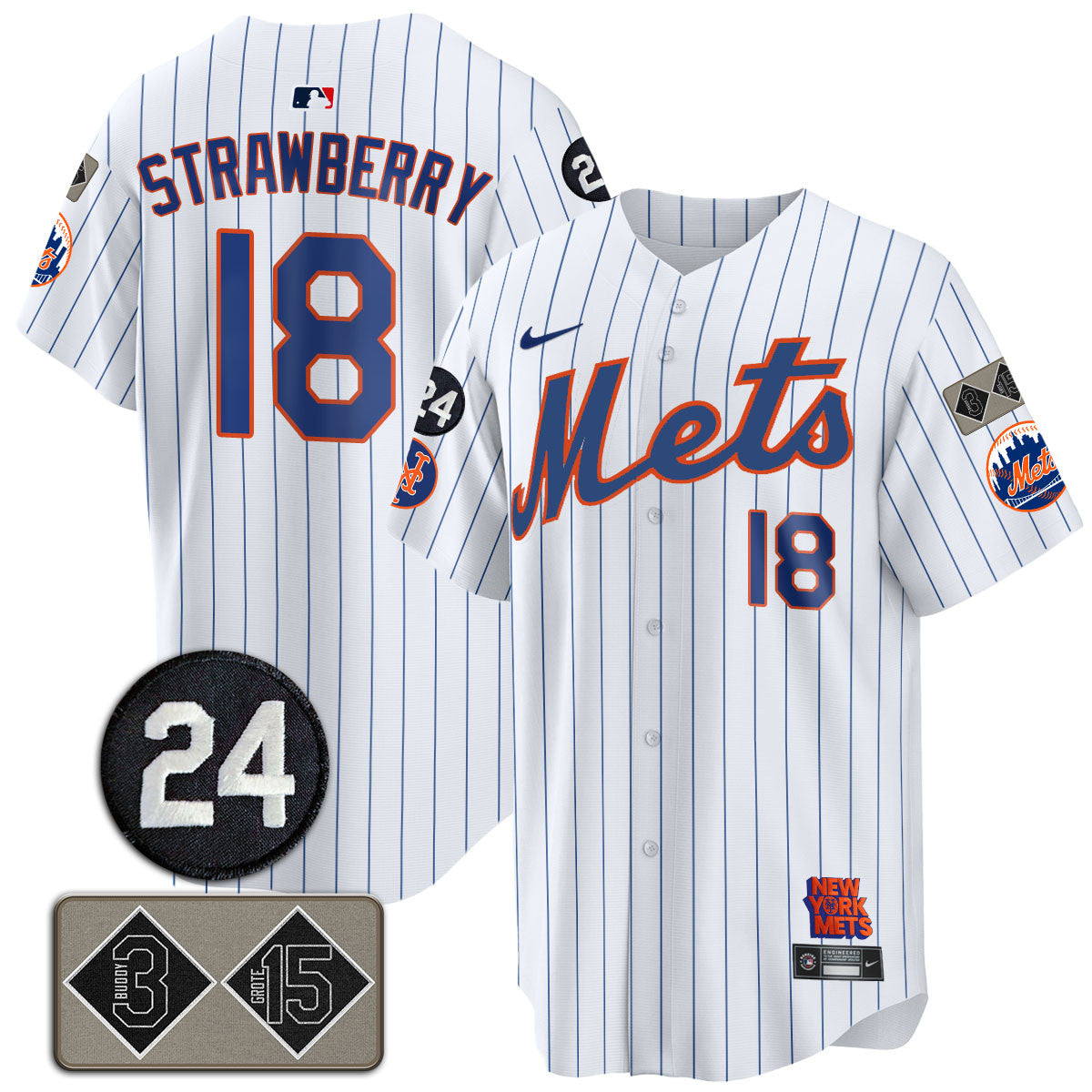 Men's Mets Memorial Player Limited Jersey - All Stitched