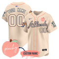 Custom Personalized Braves 2024 "Peach Fuzz" Jersey - All Stitched