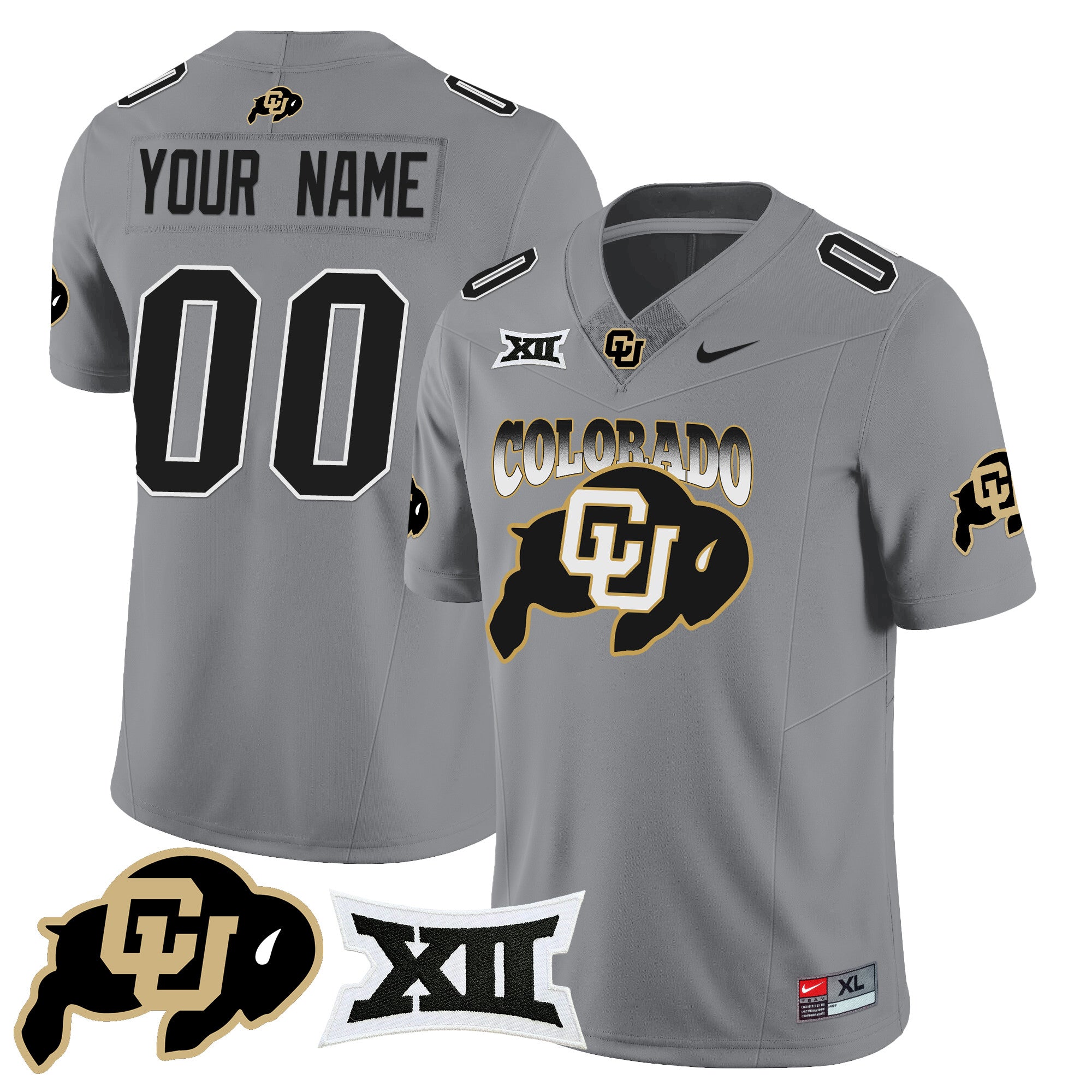 Custom Colorado Buffaloes 2024 Vapor Limited Jersey N2 - All Stitched
