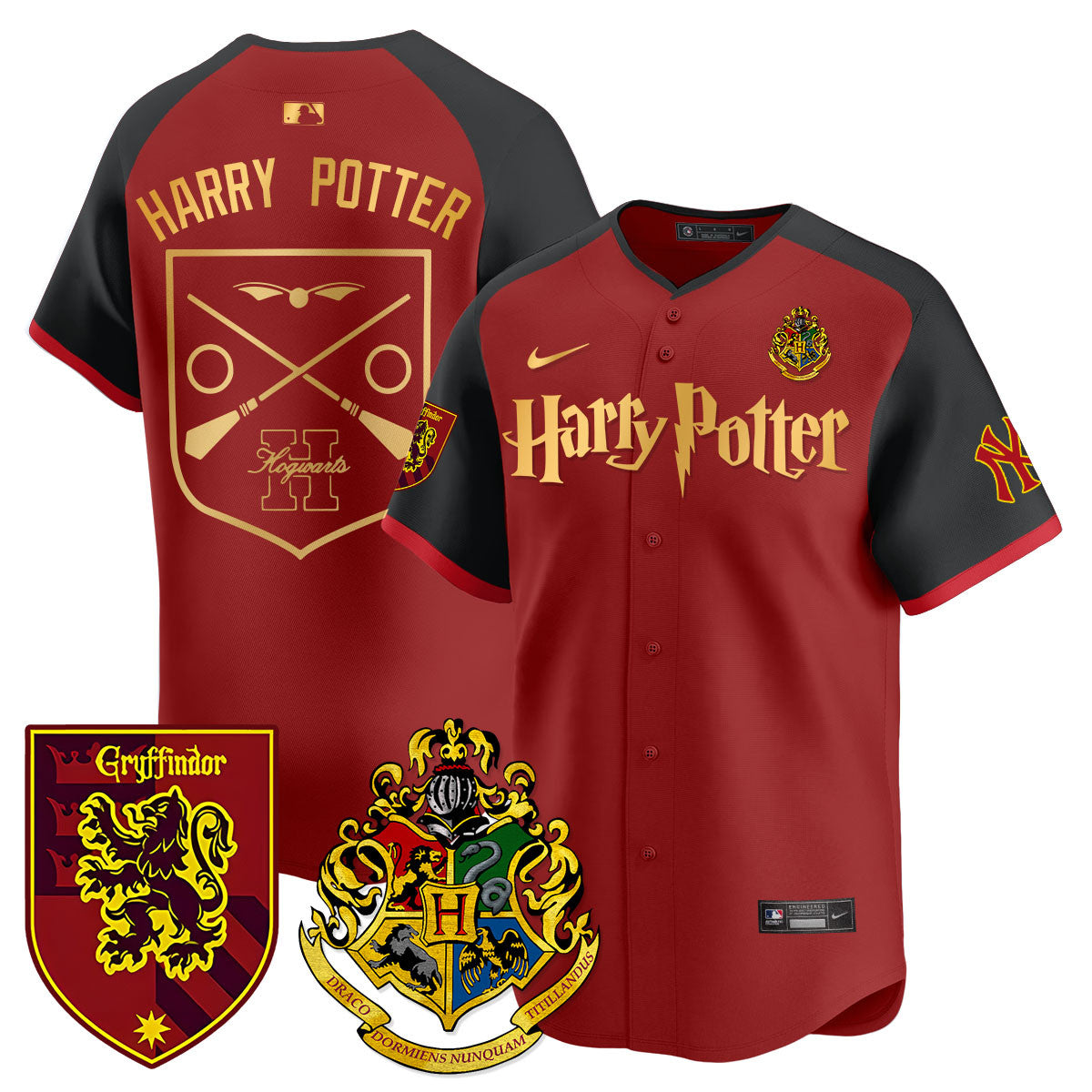 Men's Yankees Harry Potter 2024 Limited Jersey - All Stitched