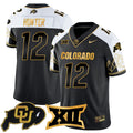 Women's Colorado Buffaloes 2024 Vapor Limited Gold Jersey N3 - All Stitched