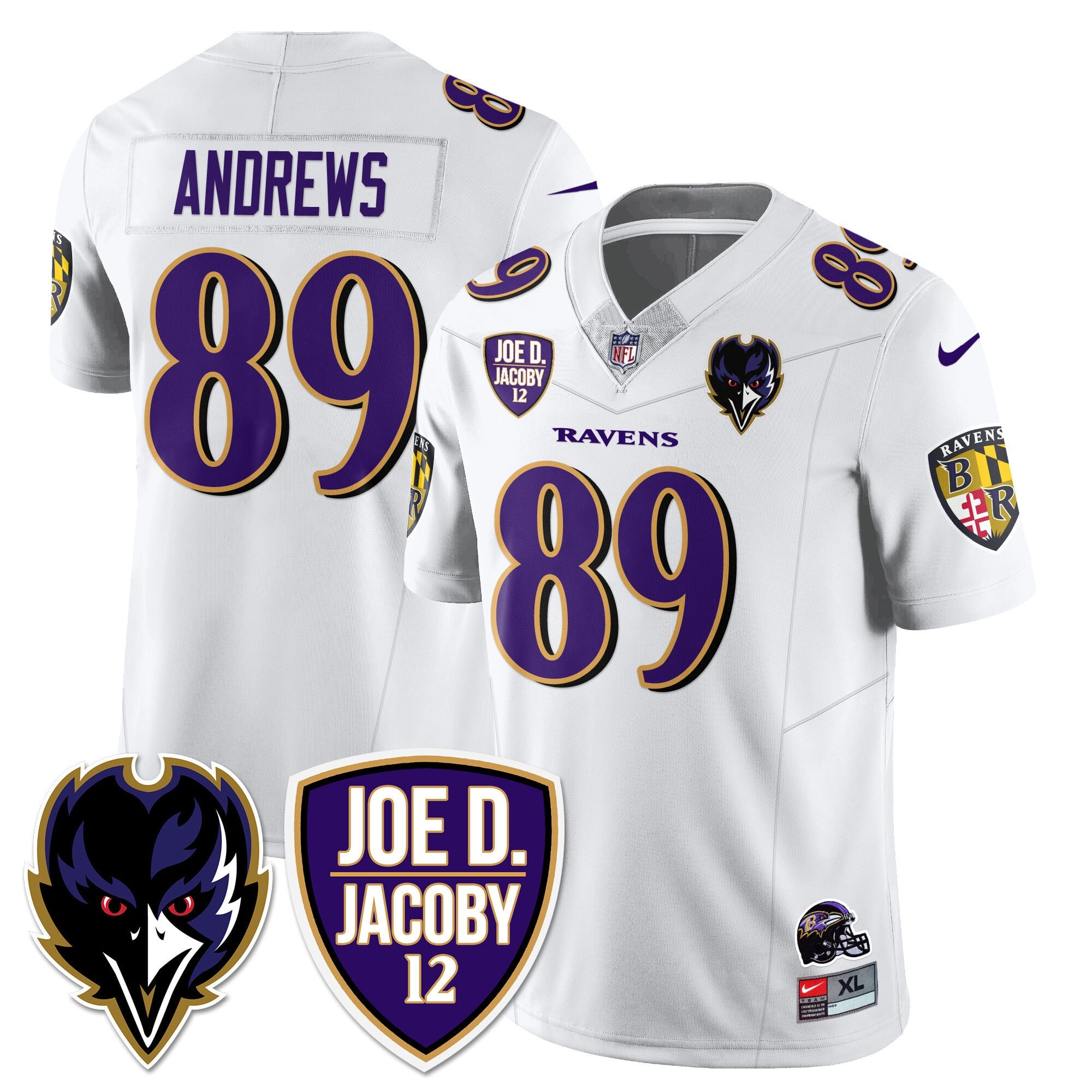 Men's Ravens Purple Rising 2024 Vapor Limited Jersey - All Stitched