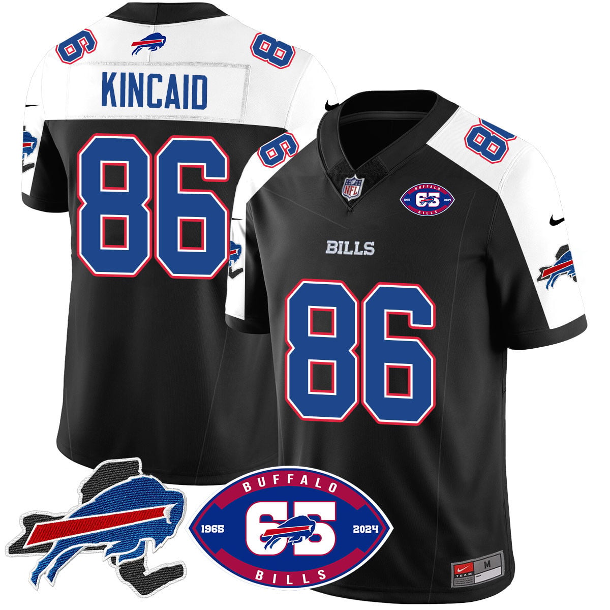 Men's Bills 1959 - 2024 - The Bills Jersey - All Stitched