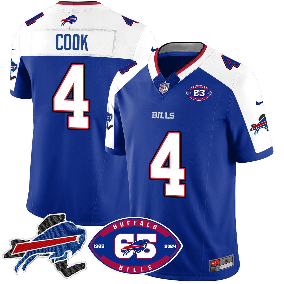 Men's Bills 1959 - 2024 - The Bills Jersey - All Stitched