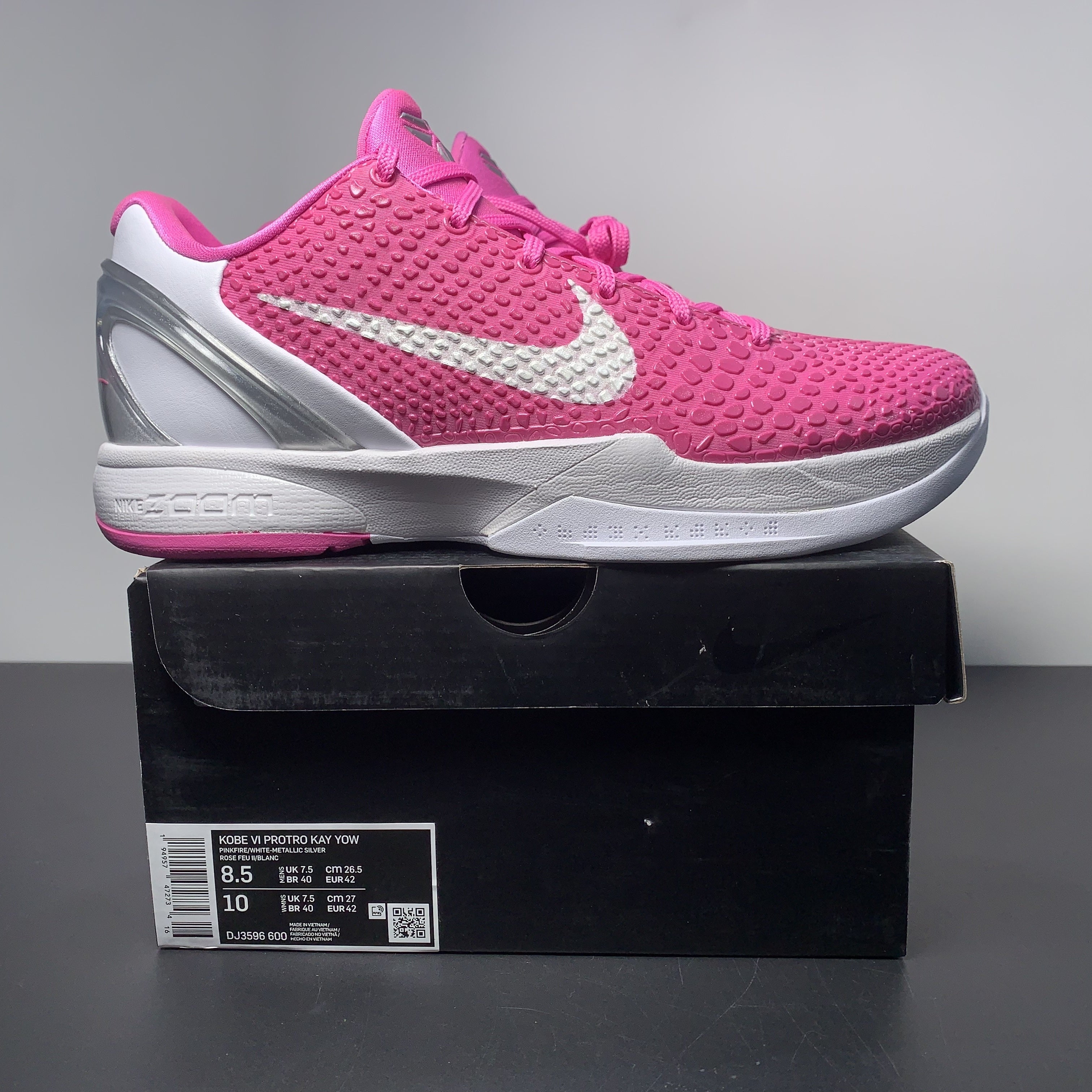 Nike Kobe 6 Kay Yow Think Pink 