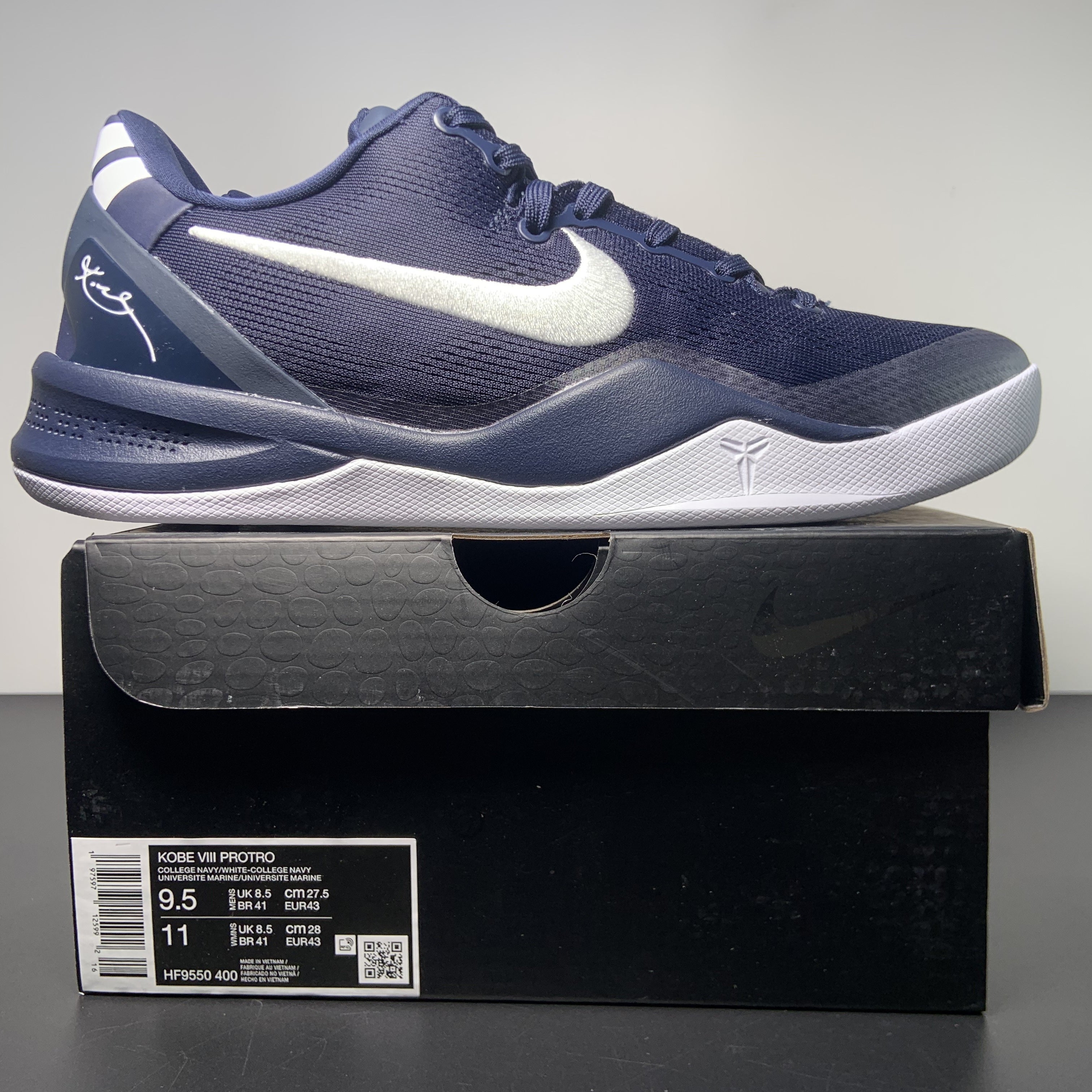 Nike Kobe 8 Protro -College Navy- 