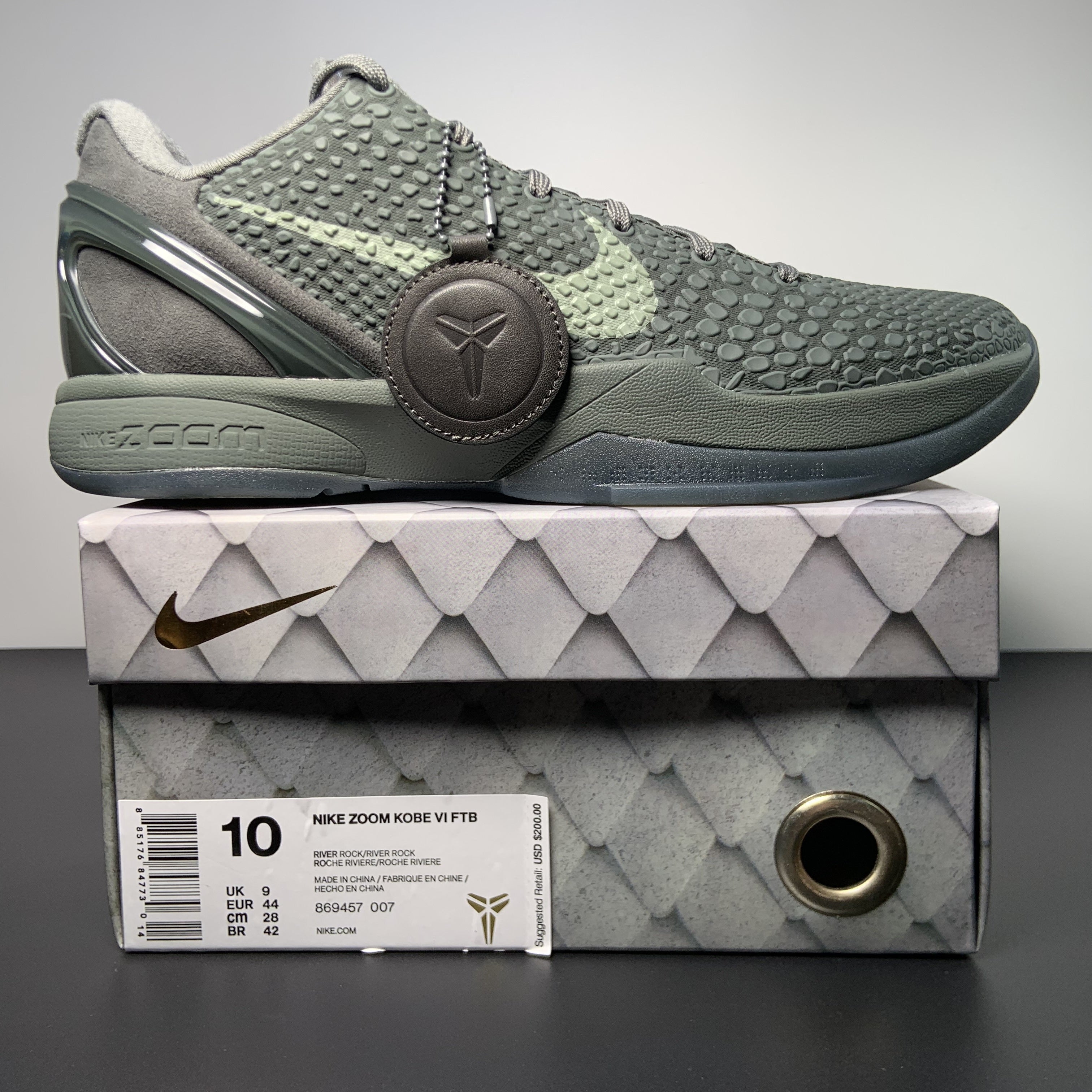 Nike Zoom Kobe 6 FTB (Fade To Black)