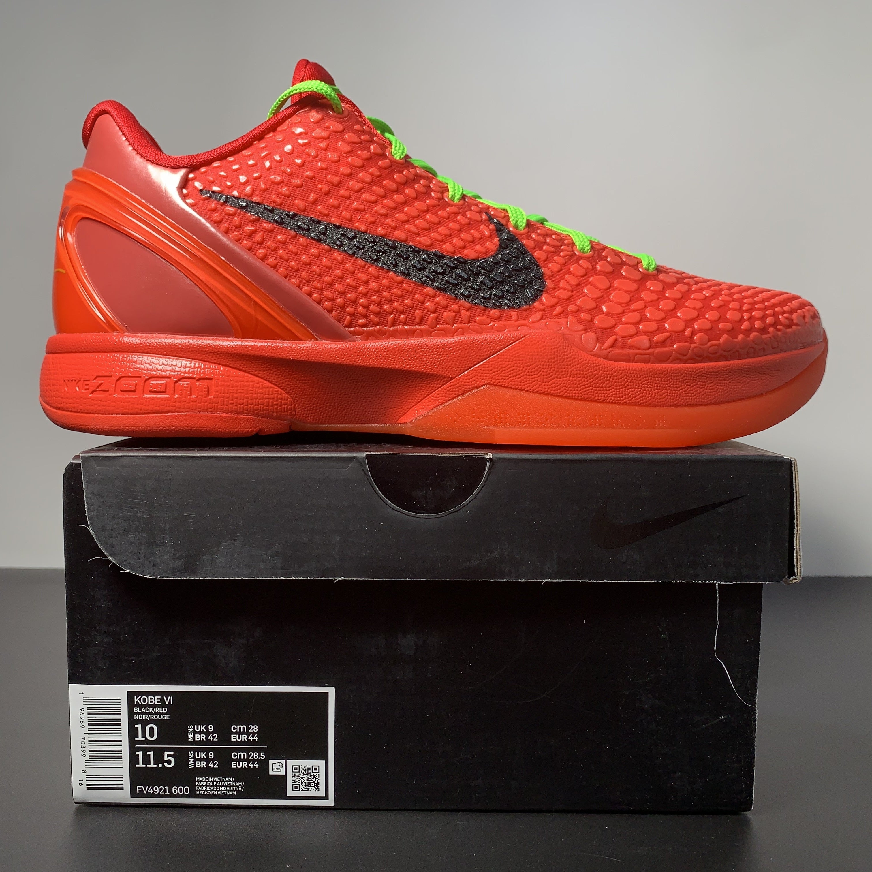 Nike Zoom Kobe 6 Protro "Reverse Grinch"