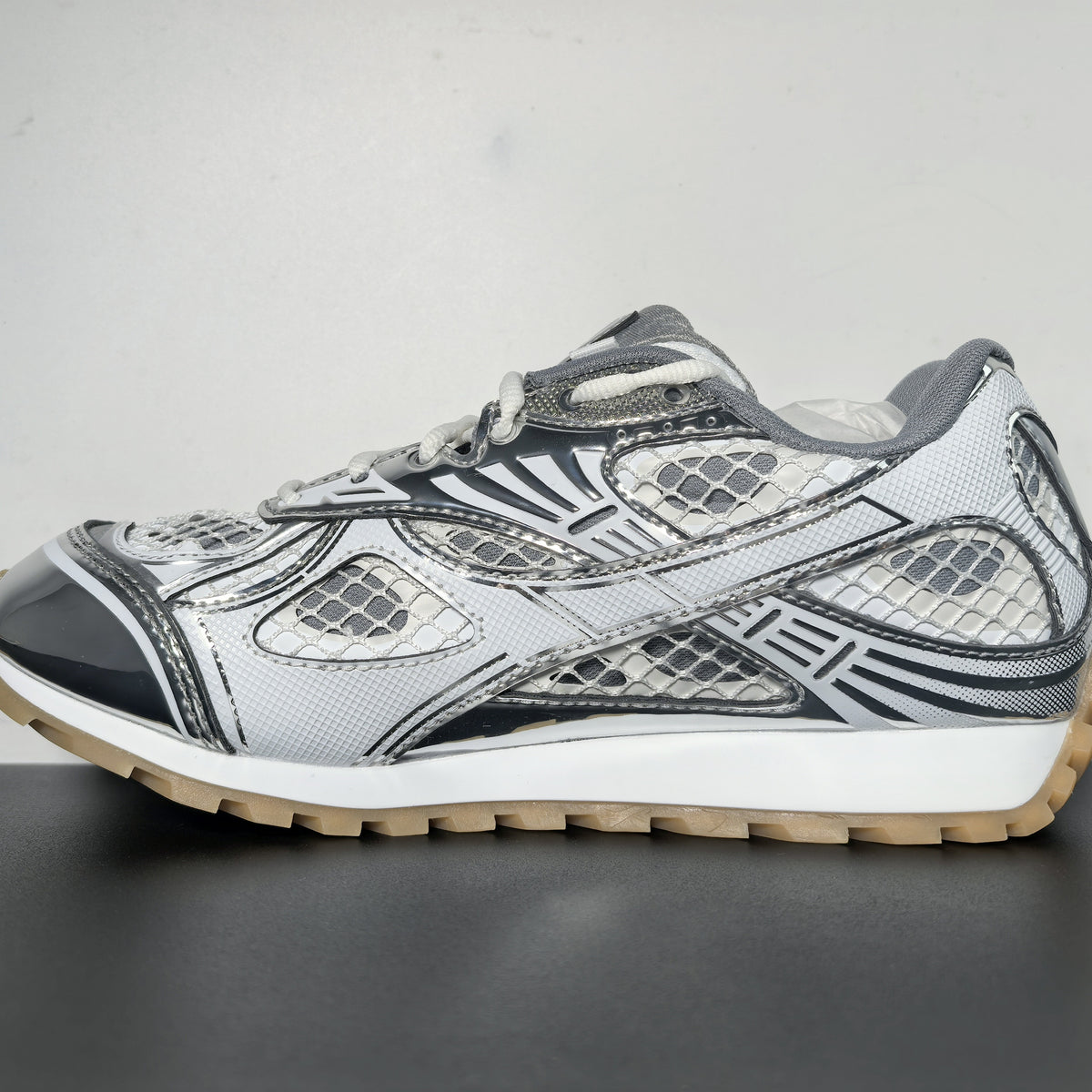 Bottega Veneta Orbit Sneaker ‘Silver White’