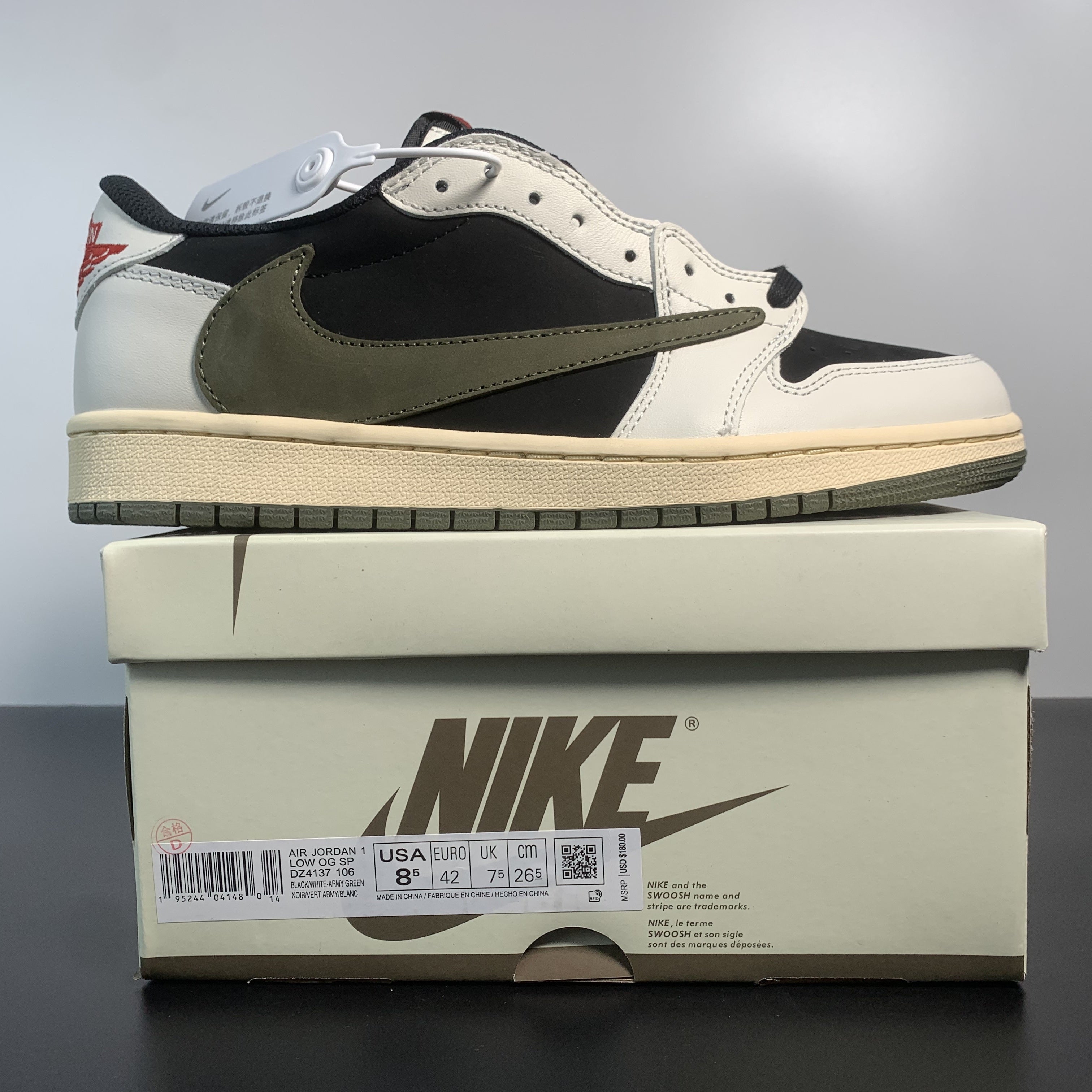 Travis Scott x AJ 1 Low OG “Olive”