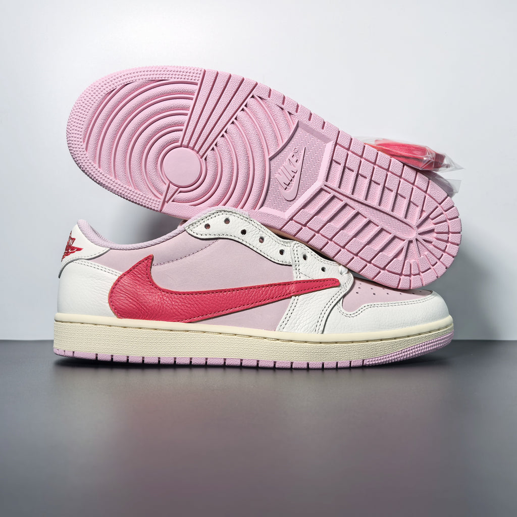 Travis Scott × AJ1 Low Shy Pink