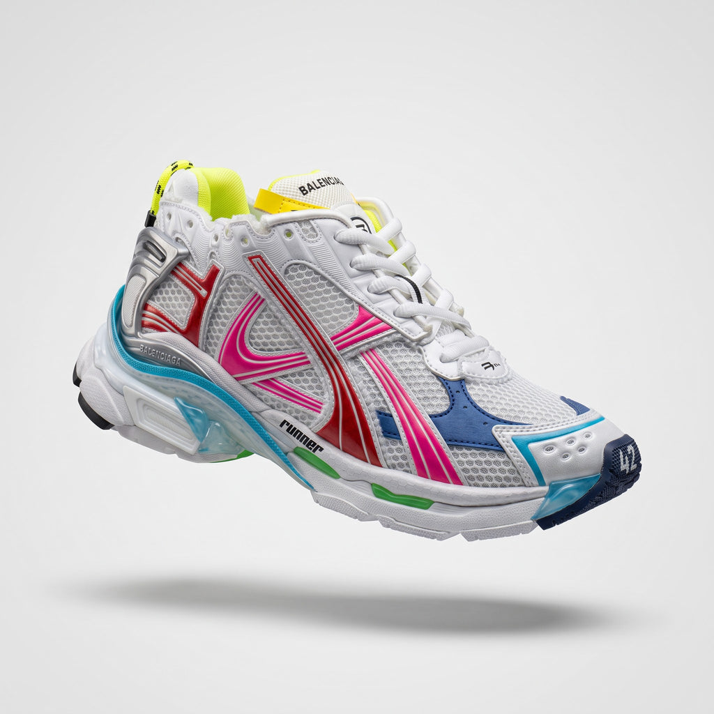 Balenciaga Runner Sneaker 'Worn-Out - White Multi-Color' 