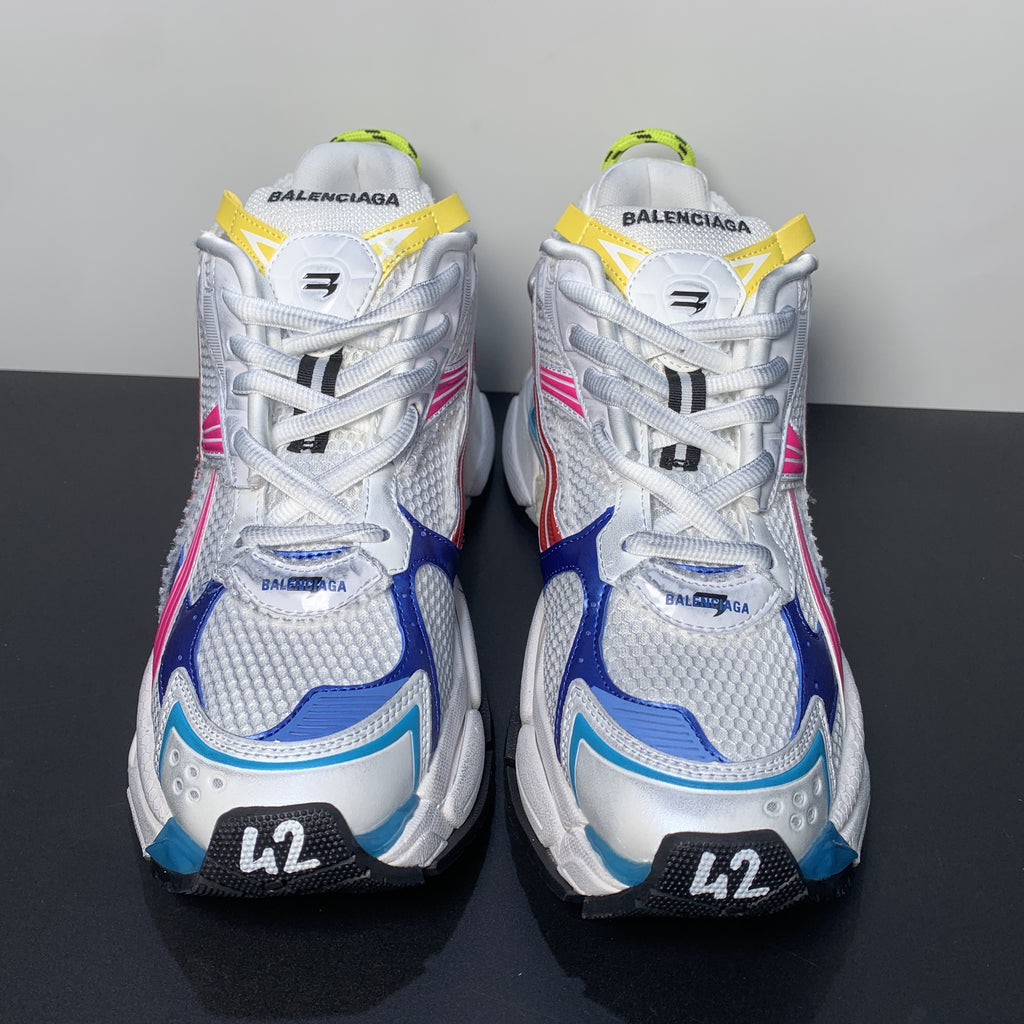 Balenciaga Runner Sneaker 'Worn-Out - White Multi-Color' 