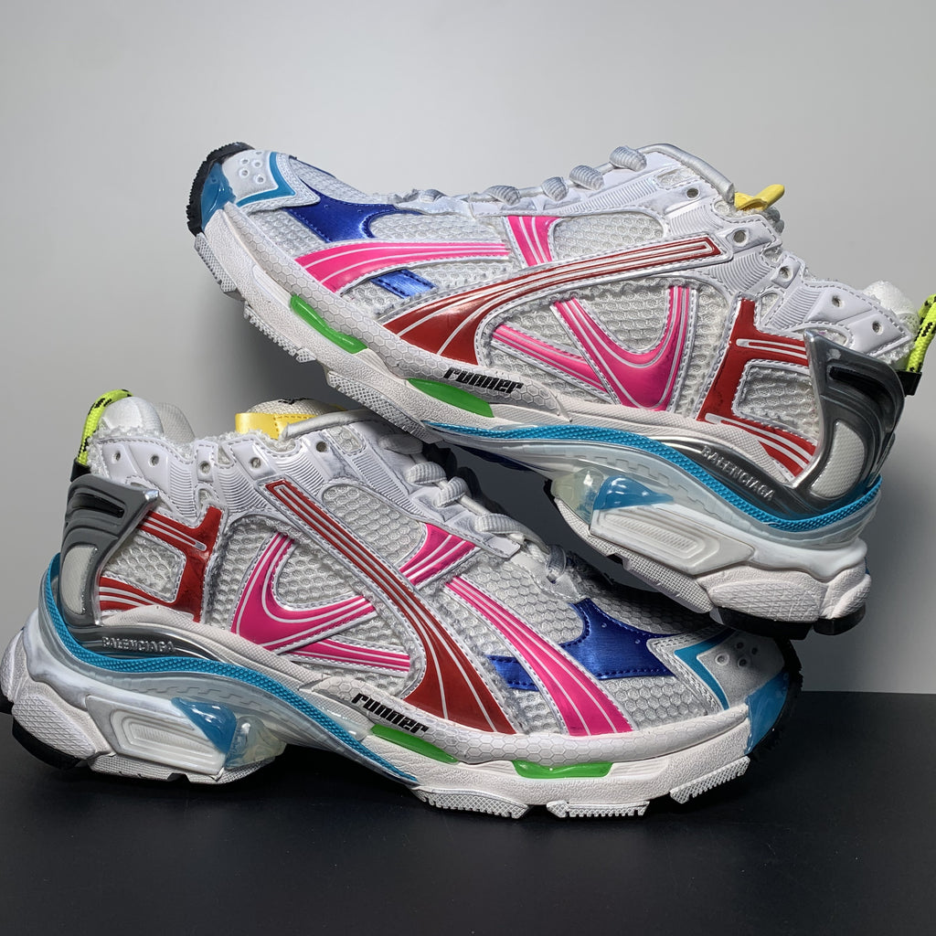 Balenciaga Runner Sneaker 'Worn-Out - White Multi-Color' 