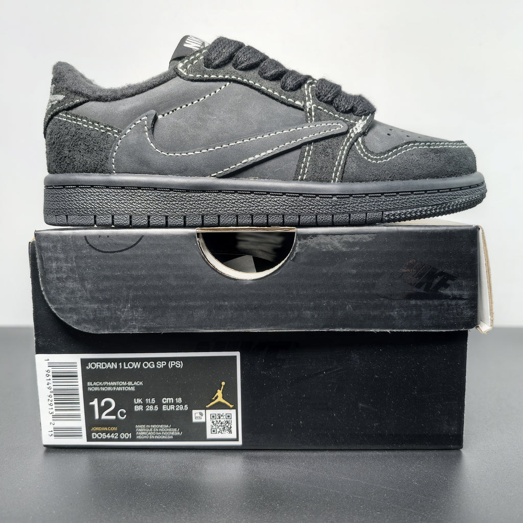 Travis Scott x Air Jordan 1 Low OG SP 'Black Phantom'