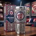 Washington Nationals 40 oz Tumbler with Handle and Lid