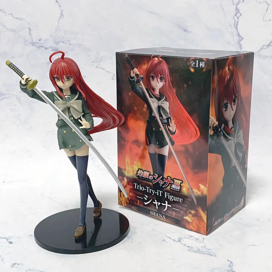 Anime shakugan in shana shana figure action figures pvc model collection ornament dolls toy festival kid gifts in stock