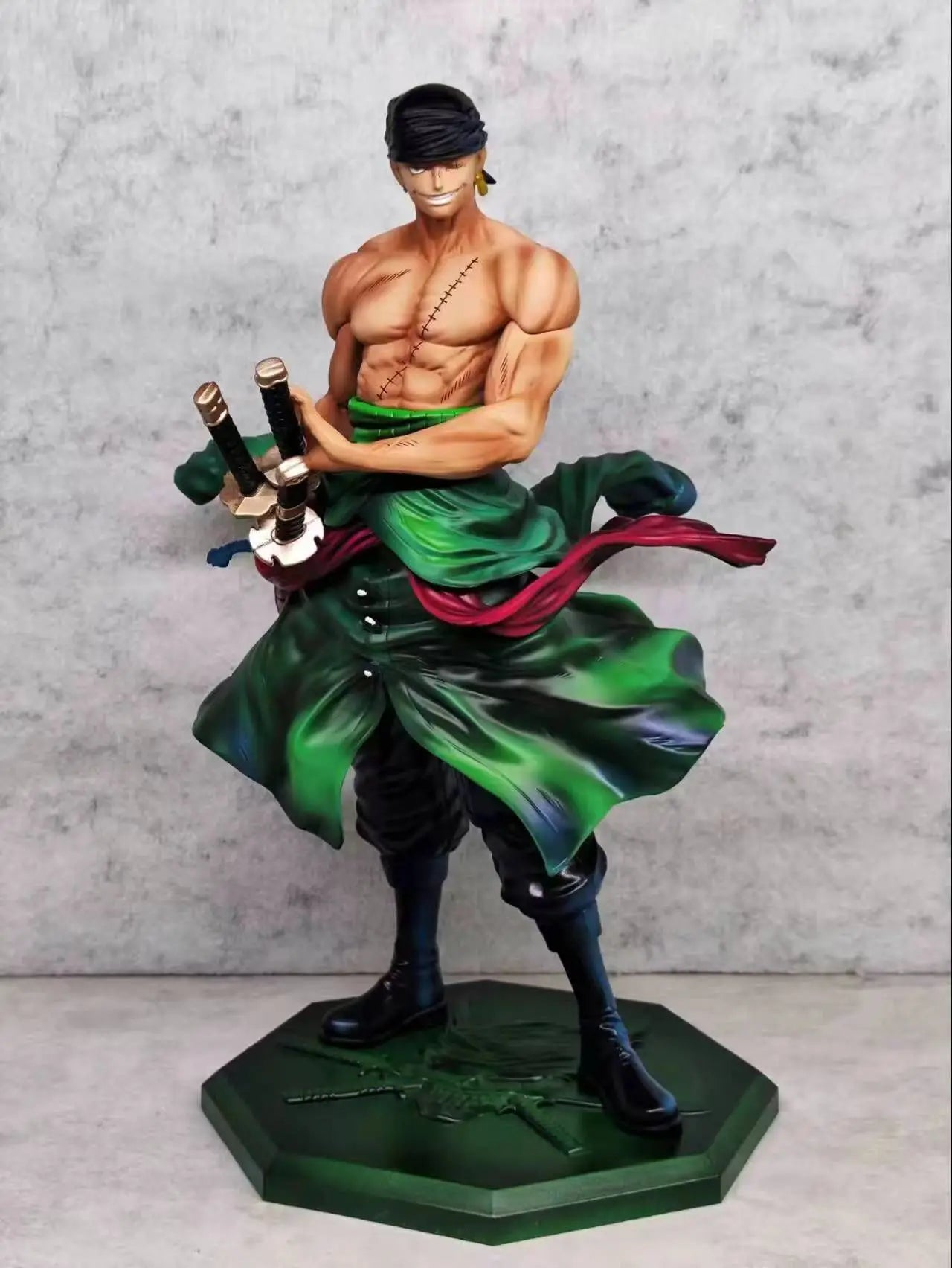 28cm One Piece Anime Figure Roronoa Zoro Figure Zoro Figurine Pvc Gk Statue Model Dolls Collection Desk Decoration Hobbies Toys