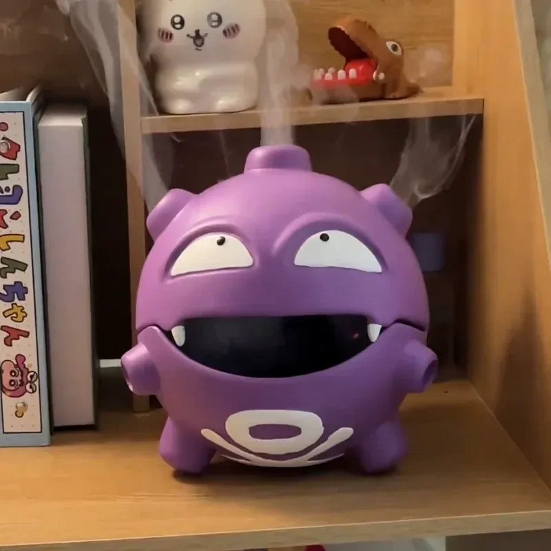 Koffing Figure Mosquito Coil Tray Anime Incense Holder Cute Aromatherapy Bedroom Decoration Desk Accessories Practical Gifts