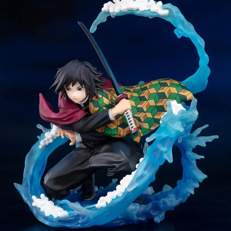 Anime Giyu Tomioka Water Breathing Zero Authentic Boxed Figure Desktop Decoration Collectible Model Collectible Figurine Gift