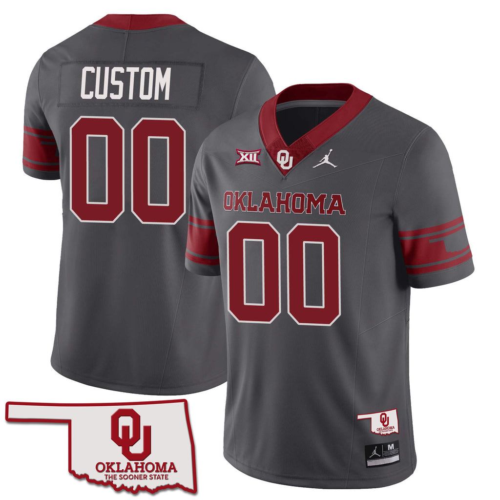 Men?s Oklahoma Sooners Football 2023 Collection All Stitched Jersey ? Oklahoma State