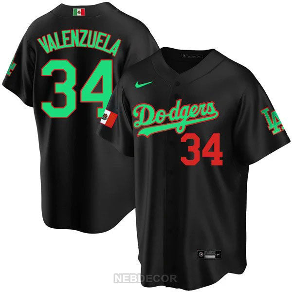 Men's Los Angeles Dodgers Mexican Heritage Jersey - All Stitched