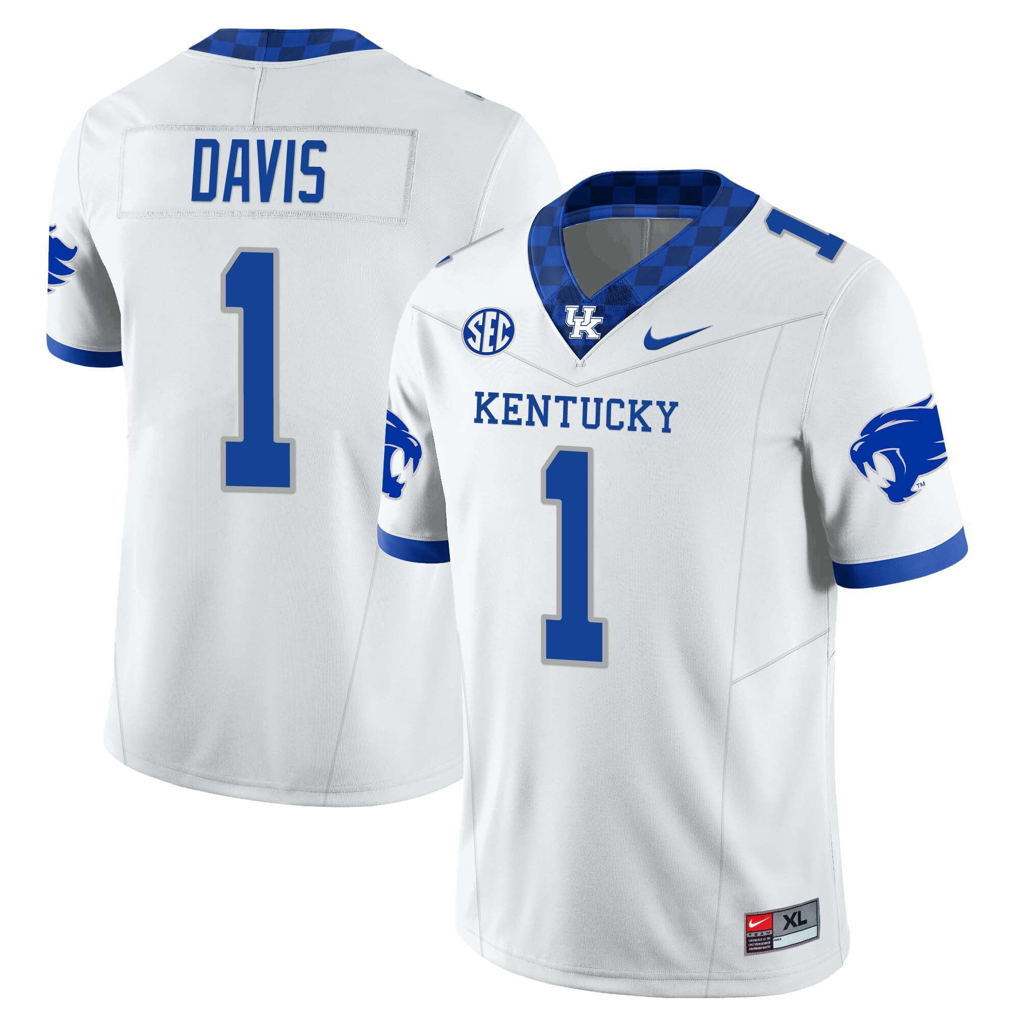 Men?s Kentucky Wildcats Football Jersey ? All Stitched
