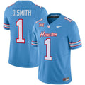 Men's Houston Cougars 2023 Oilers Inspired Vapor Jersey - All Stitched