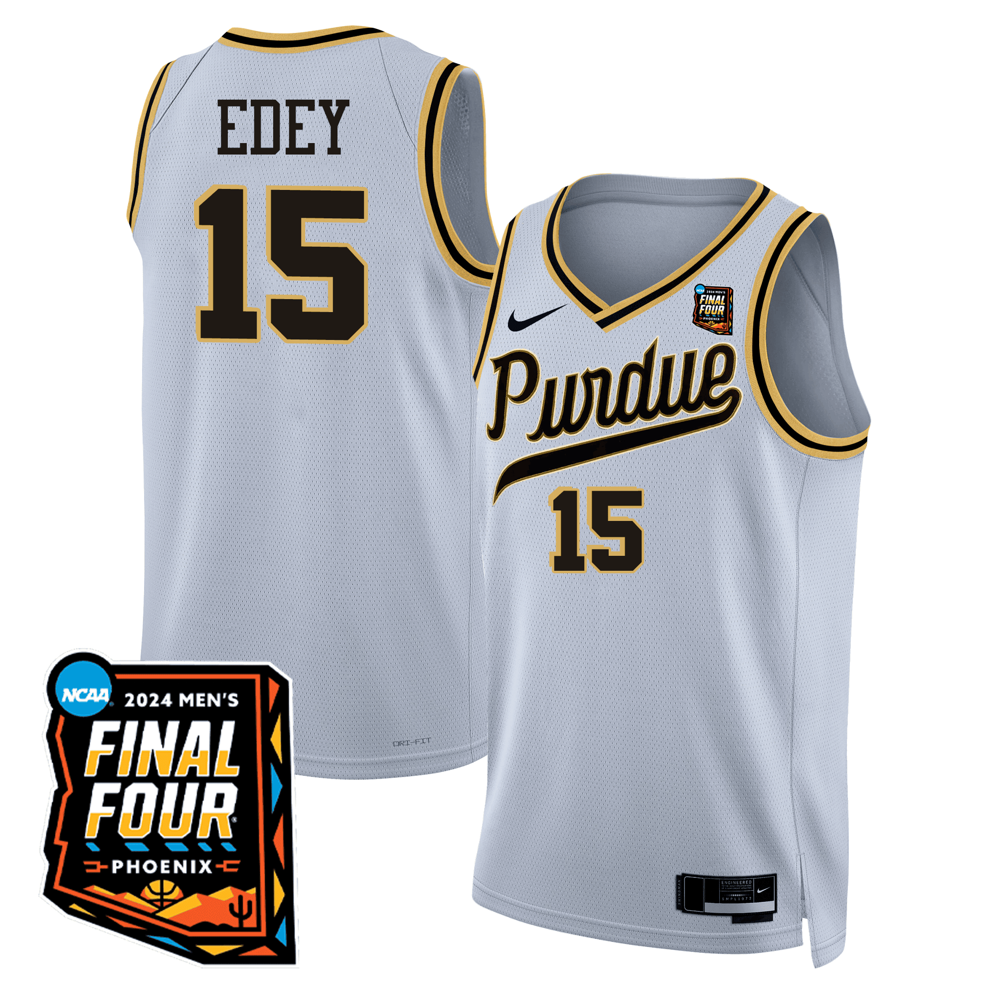 Women's Purdue Boilermakers Basketball Jersey - Final Four Patch