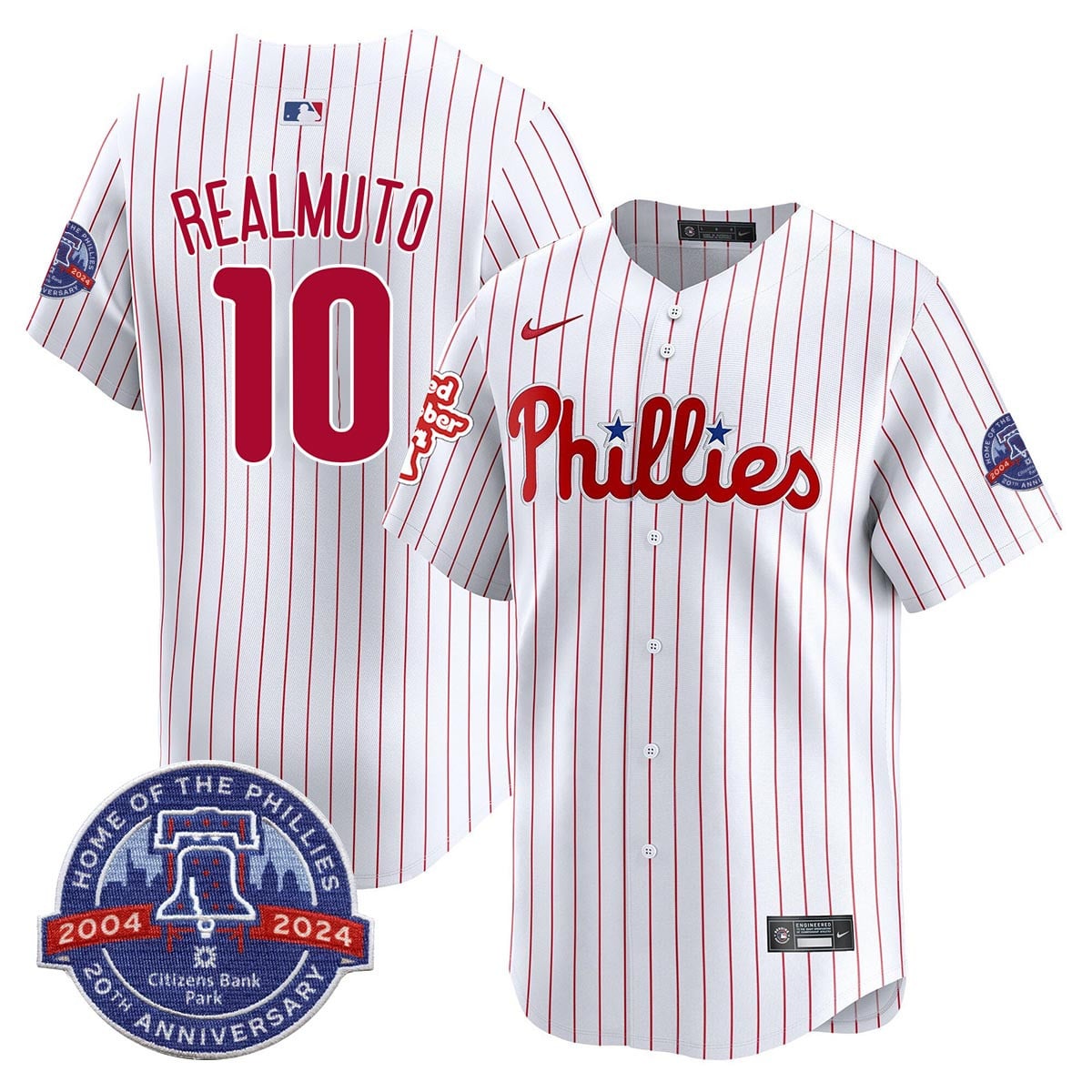 Men's Phillies Citizen Bank Park's 20Th Anniversary Jersey - All Stitched