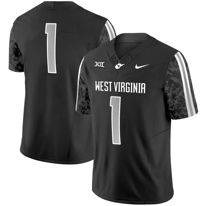 West Virginia Mountaineers 2024 Vapor Limited Jersey - All Stitched