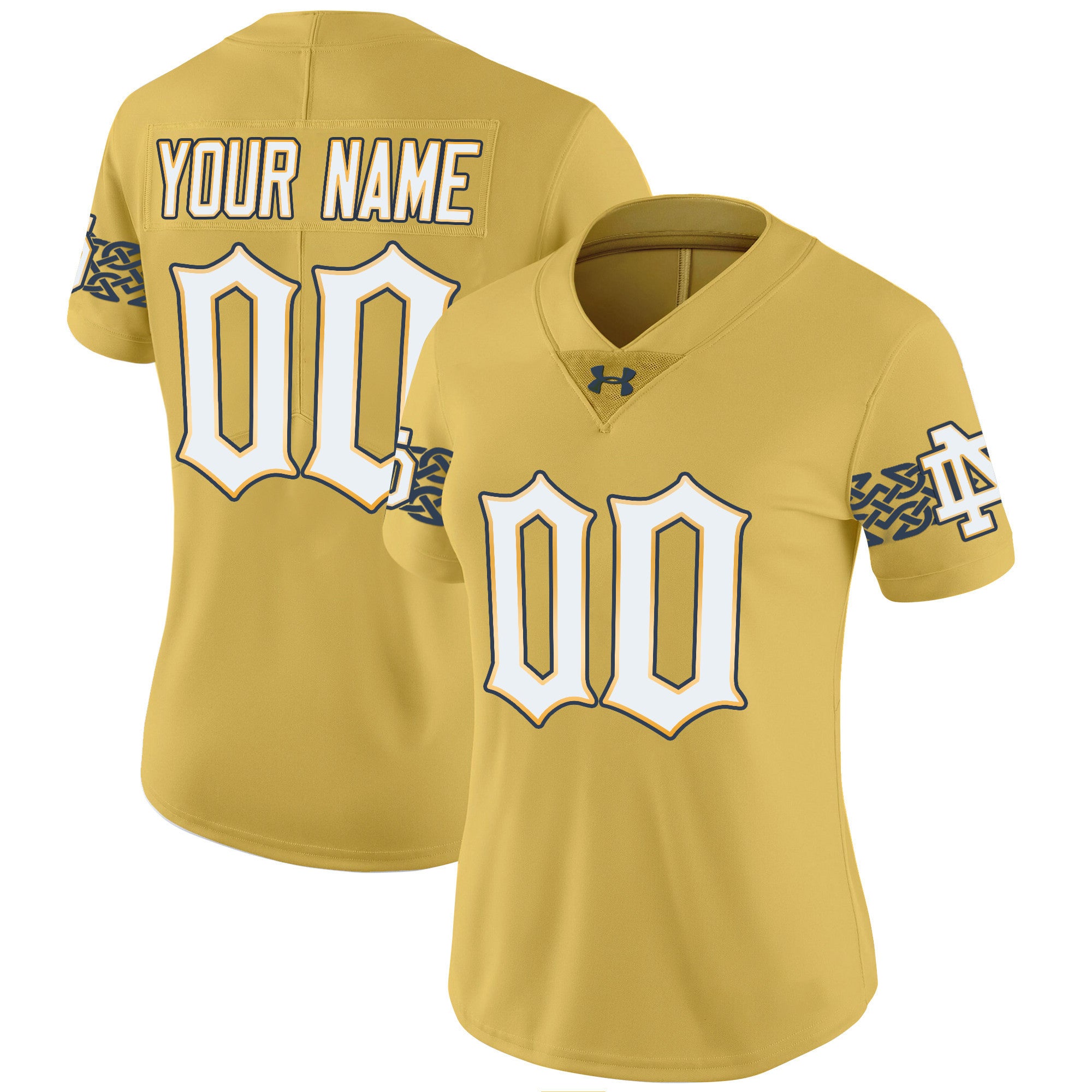 Notre Dame Fighting Irish 2024 Vapor Limited Custrom Jersey V2 - All Stitched