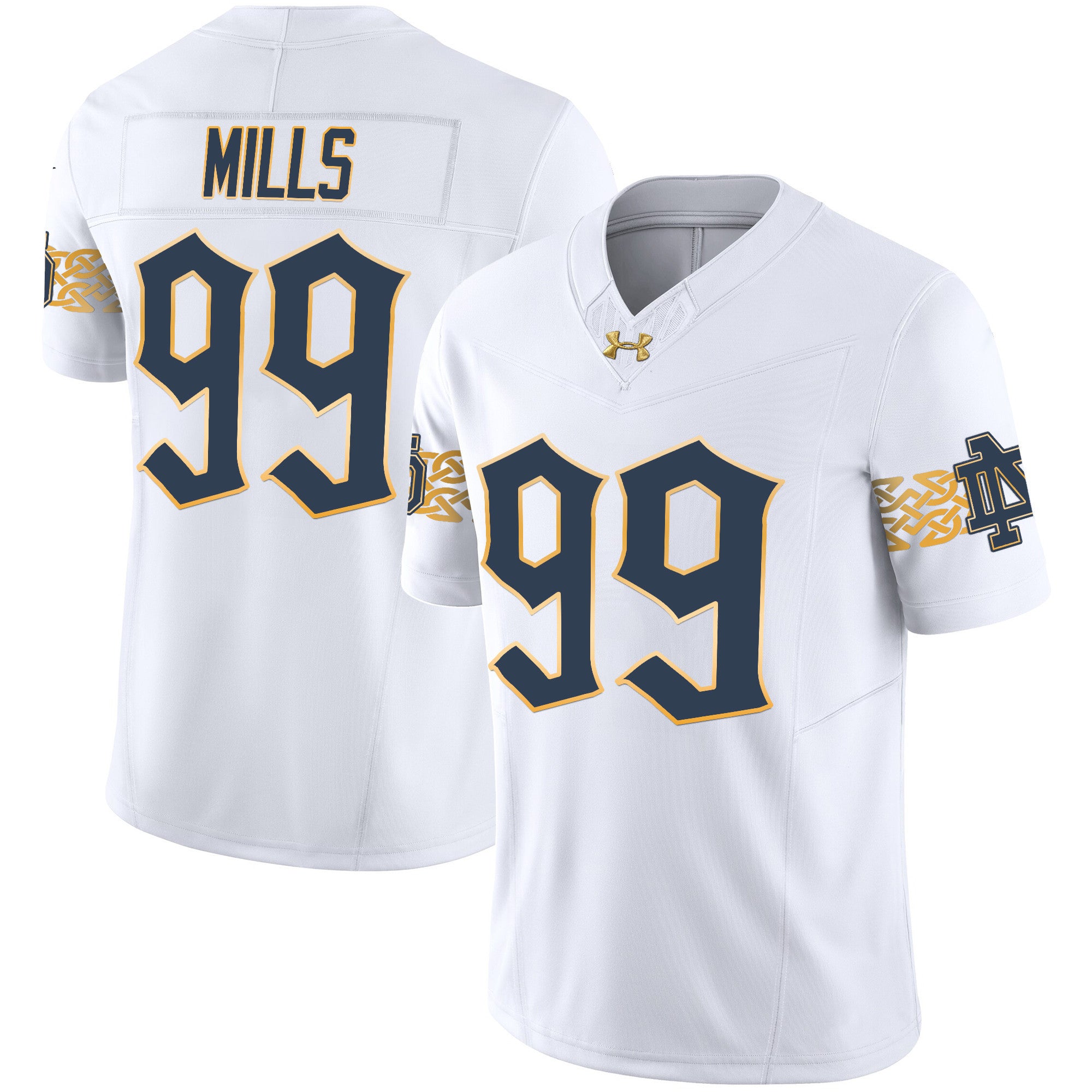 Men's Notre Dame Fighting Irish 2024 Vapor Limited Jersey V2 - All Stitched