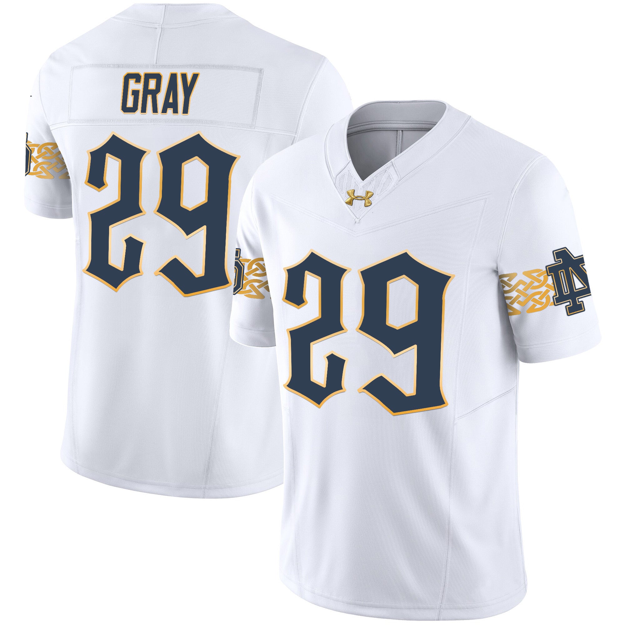 Men's Notre Dame Fighting Irish 2024 Vapor Limited Jersey V2 - All Stitched