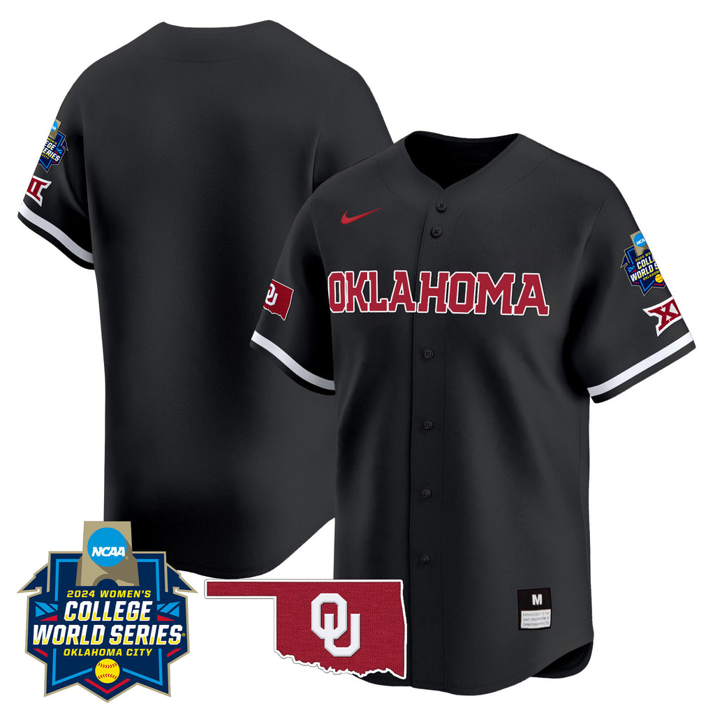 Men's size - Oklahoma Sooners Women's College World Series Champions Vapor Premier Limited Jersey - All Stitched