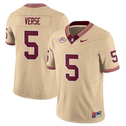 Men?s Florida State Seminoles Football Vapor Gold Jersey ? All Stitched