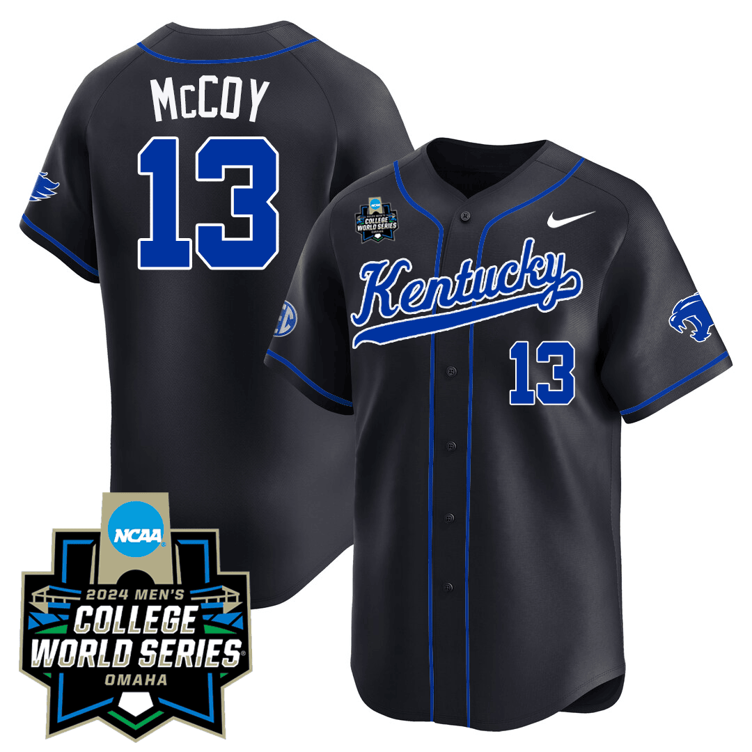 Men's Kentucky Wildcats 23/24 Jersey - 2024 College World Series Patch