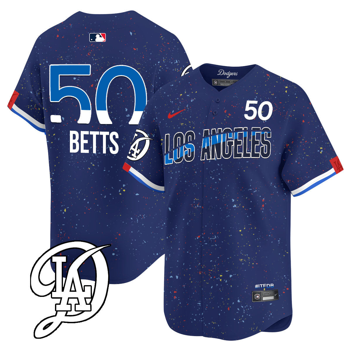 Men's Los Angeles Dodgers 2024 City Connect Limited Jersey - All Stitched