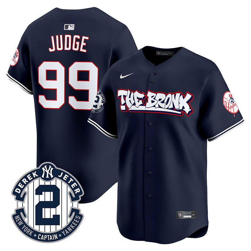 Men's New York Yankees The Bronx Graffiti Vapor Premier Limited Jersey V2 - All Stitched