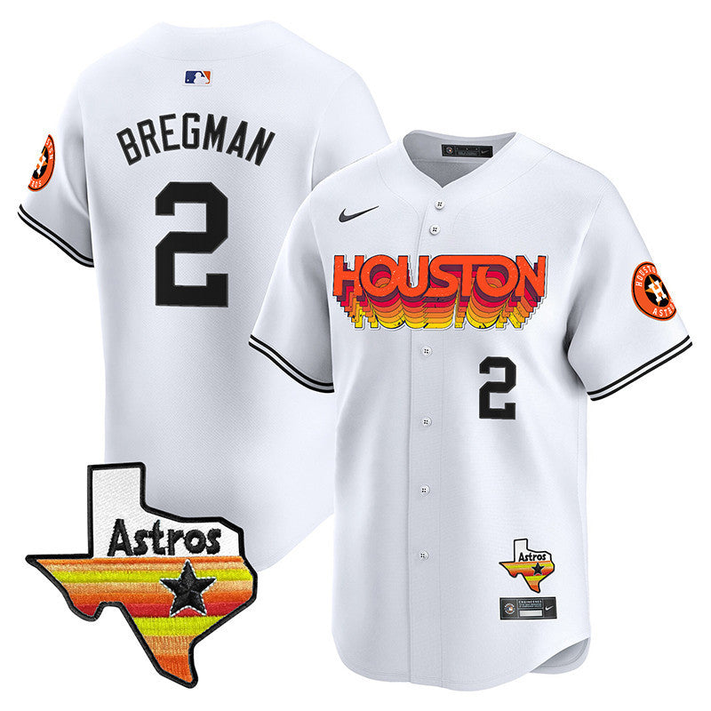 Men's Astros Throwback Style Vapor Premier Limited Jersey - All Stitched